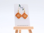 Load image into Gallery viewer, Toast Slice Dangle Earrings