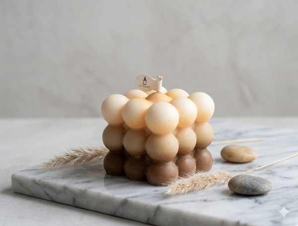 Bubble Sculpt Soy Candle