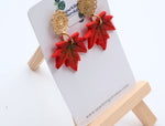 Load image into Gallery viewer, Autumn Maple Glow Dangle Earrings