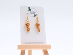 Load image into Gallery viewer, Challah Bread Dangle Earrings
