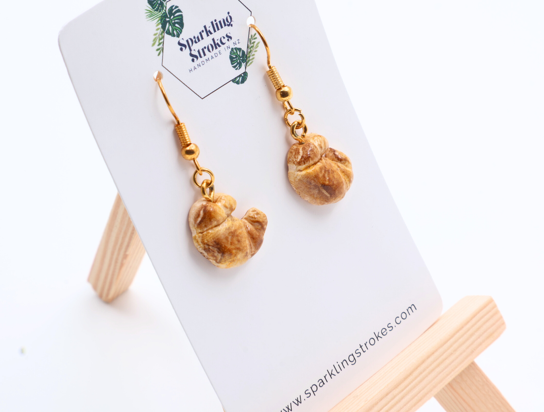 Croissant Dangle Earrings