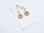 Load image into Gallery viewer, Donut Dangle Earrings – Cute &amp; Playful Treat-Inspired Design
