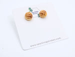Load image into Gallery viewer, Bread Stud Earrings – Cute &amp; Quirky Food-Inspired Design
