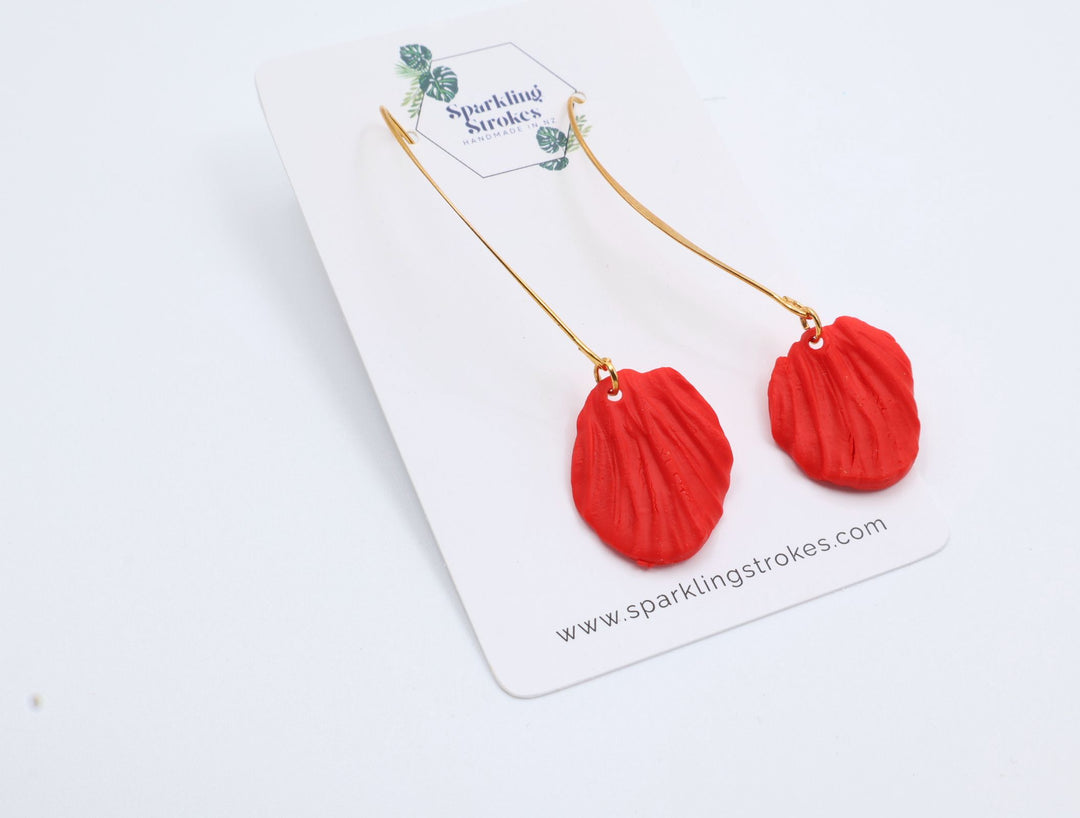 Hoop Floral Stud Earrings – Delicate & Feminine Design