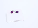 Load image into Gallery viewer, Purple Stud Earrings – Simple &amp; Elegant Everyday Style
