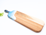 Load image into Gallery viewer, Acacia Wood Resin Serving Board (Handmade in NZ)
