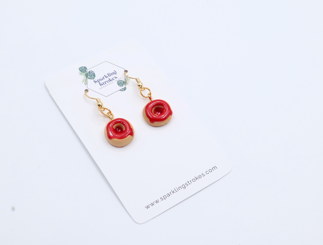 Donut Dangle Earrings