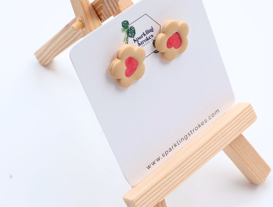 Flower Jam Biscuit Studs – Sweet & Playful