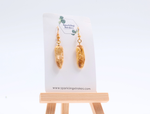 Load image into Gallery viewer, Baguette Bread Dangle Earrings
