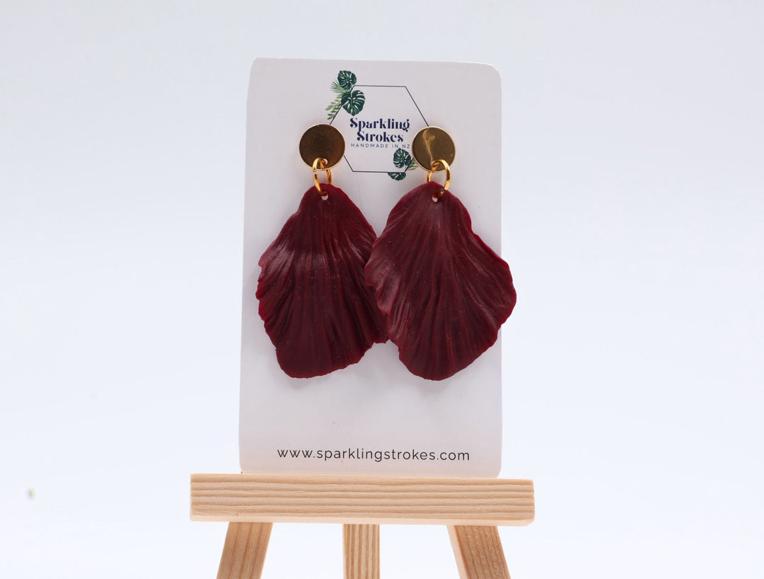 Petal Charm Earrings – Lightweight Floral Dangles