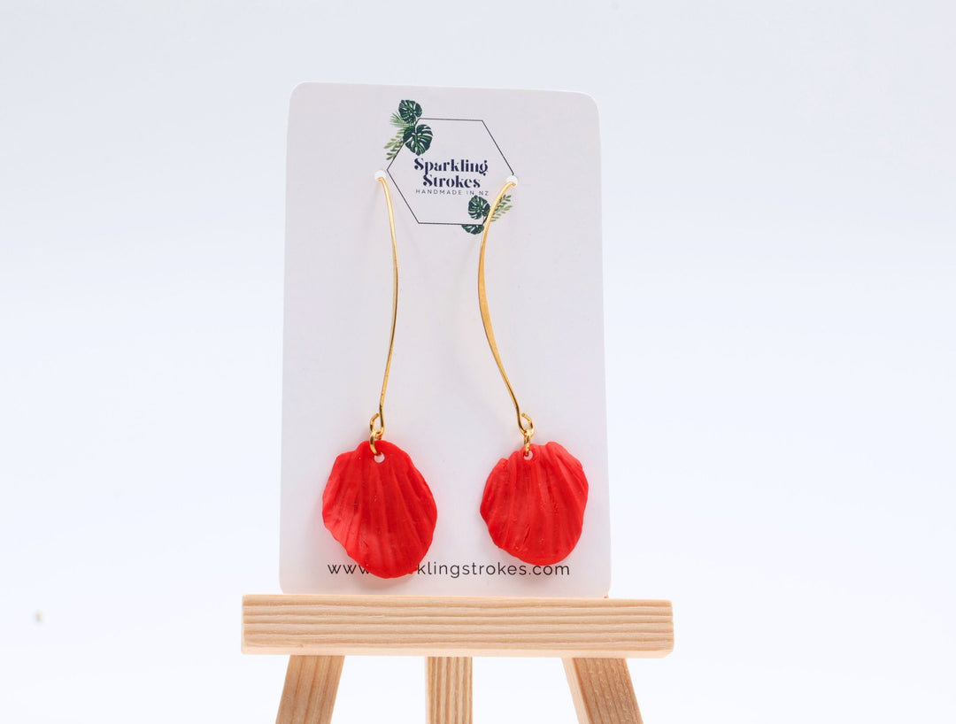 Hoop Floral Stud Earrings – Delicate & Feminine Design