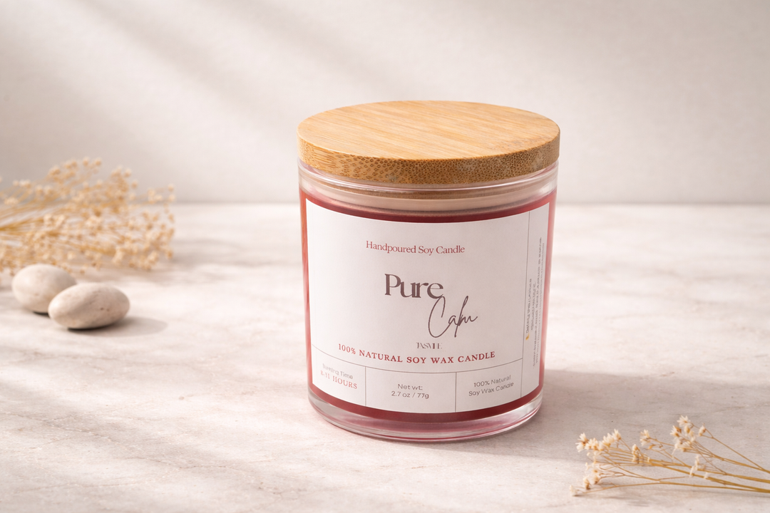 Pure Calm - Handmade Soy Candle (Jasmine)