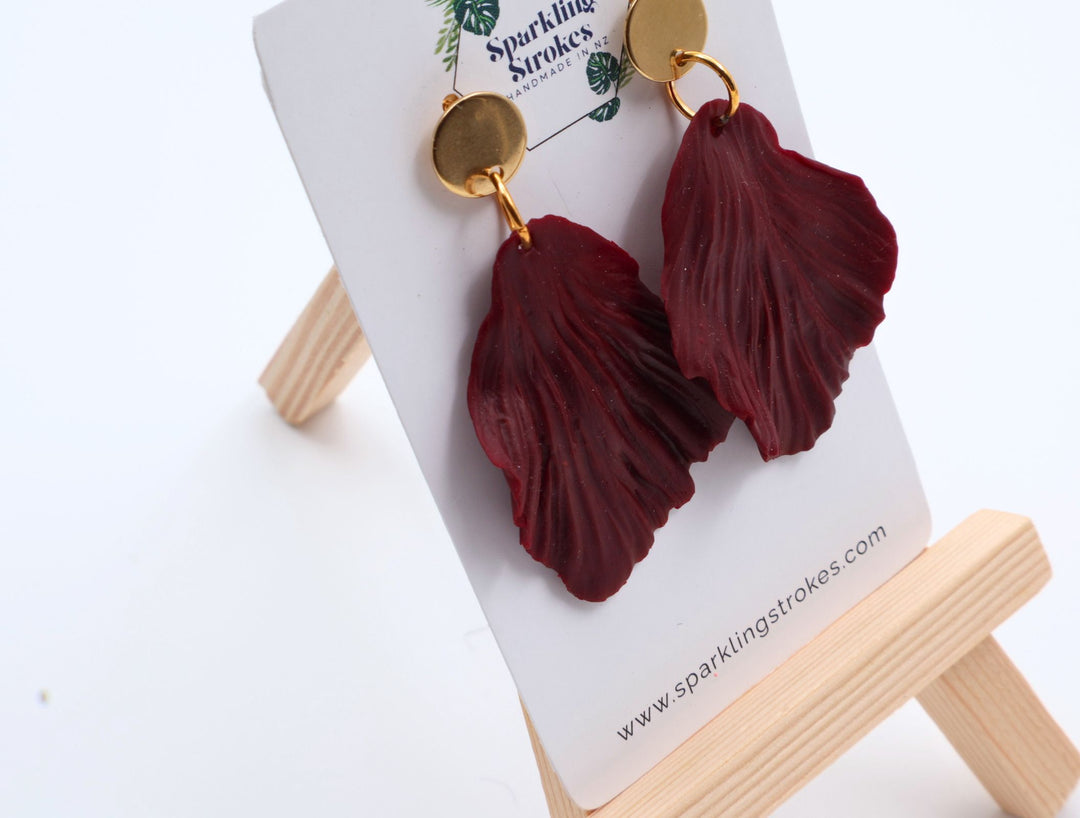 Petal Charm Earrings – Lightweight Floral Dangles